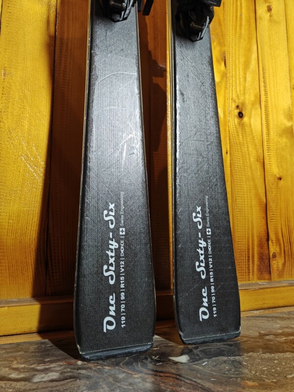 LYŽE XO SWISS SKI V12 L BLACK 166CM